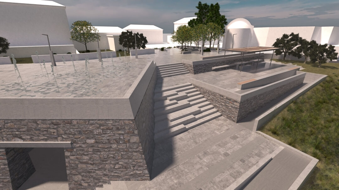 Renovation of Christ Square in Poros Island