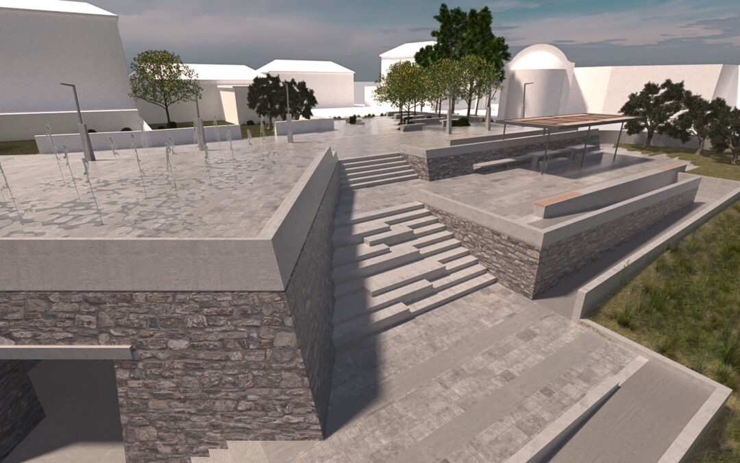 Renovation of Christ Square in Poros Island