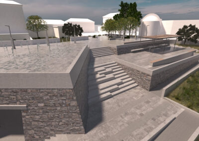 Renovation of Christ Square in Poros Island